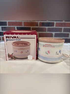 Rival Pink & Pastel Floral Potpourri Crock